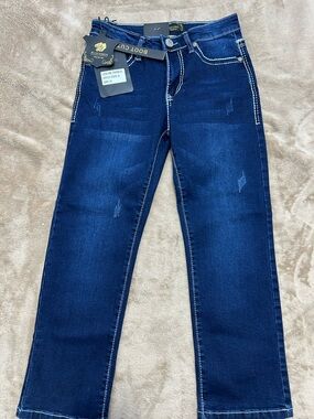 Boot Cut Kids Jeans - Dark Indigo